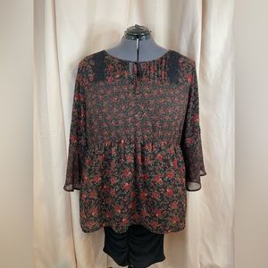 Torrid Floral Blouse